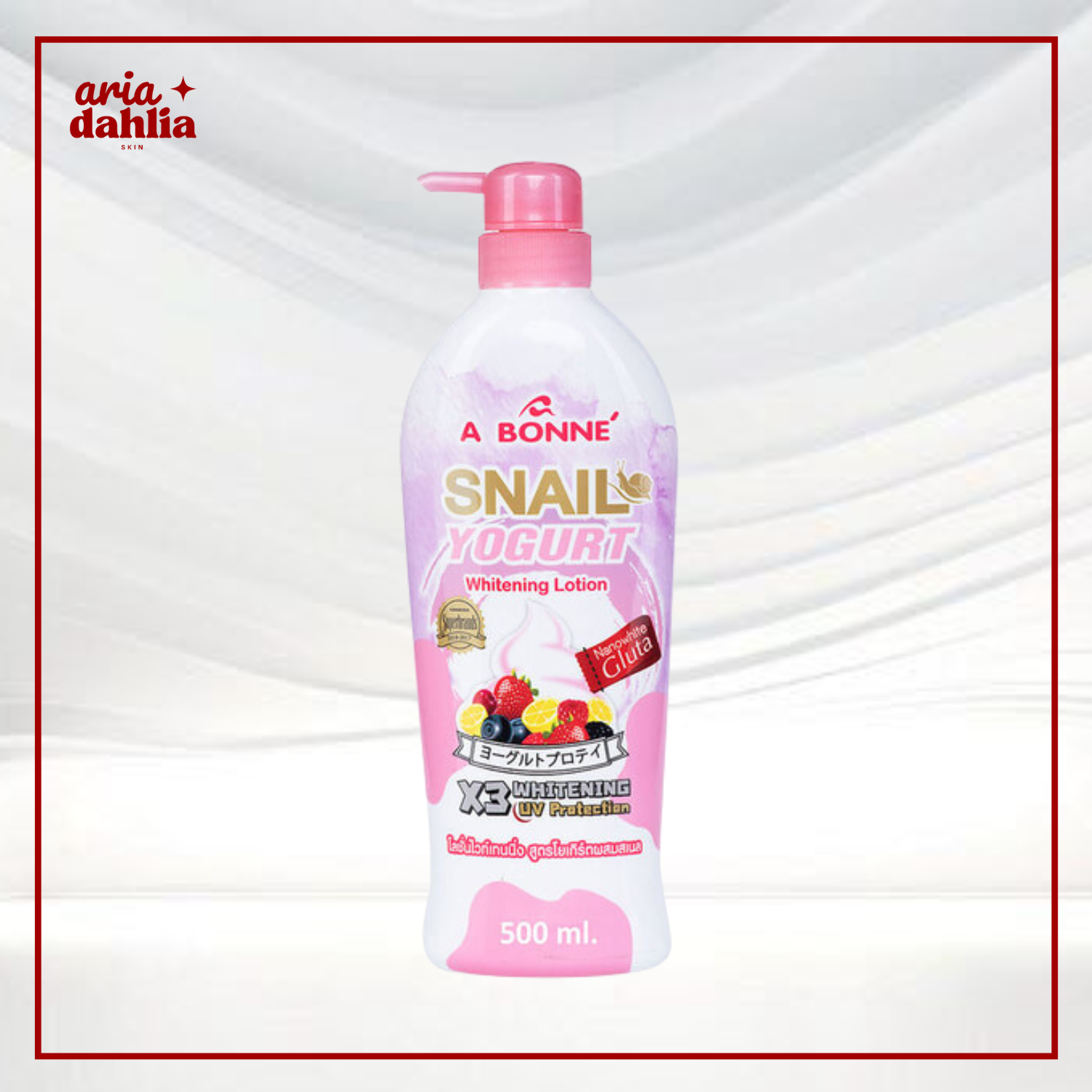 Snail Yogurt Whip Shower Cream Pump 450ml