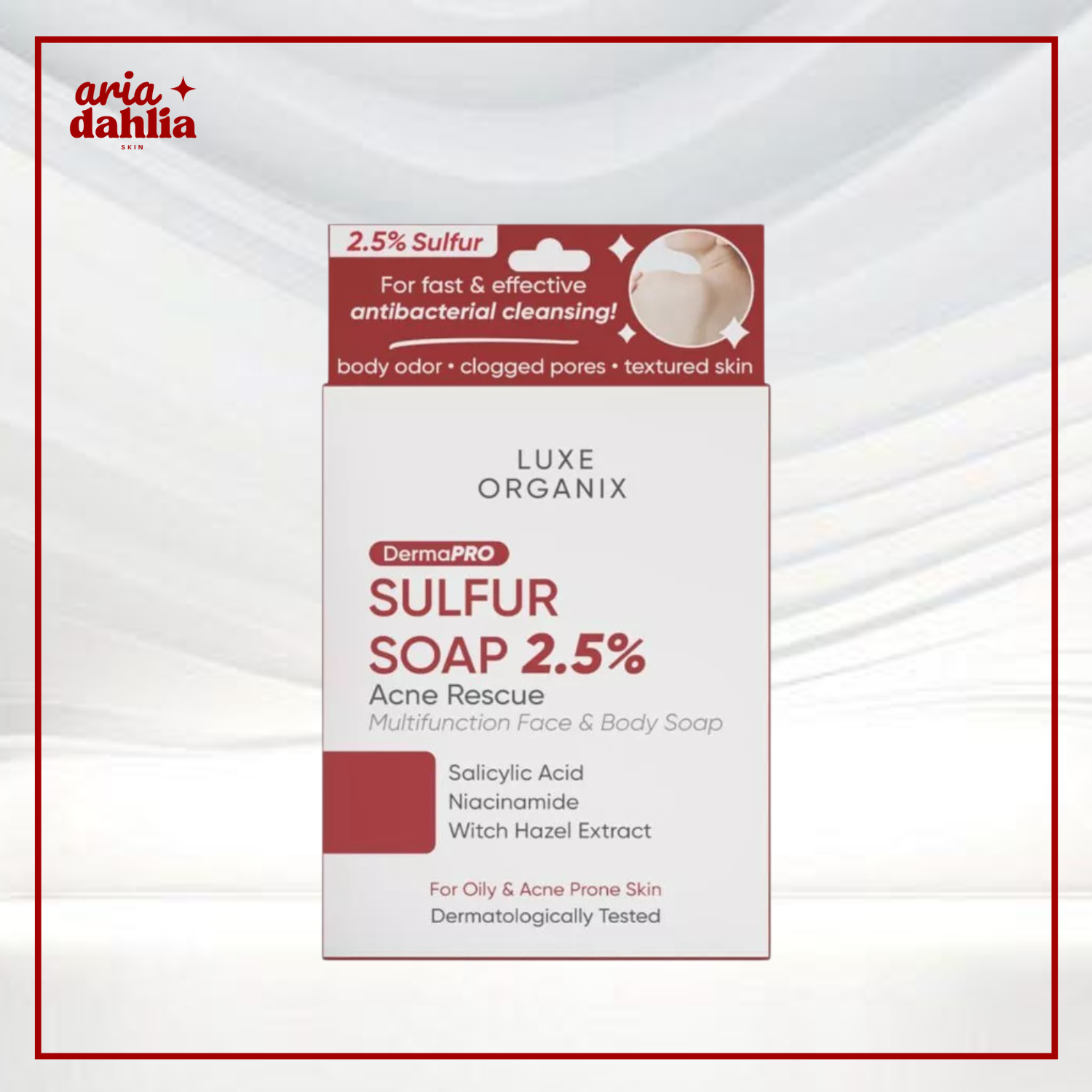 Dermapro Sulfur Soap 2.5% Acne Rescue 80g