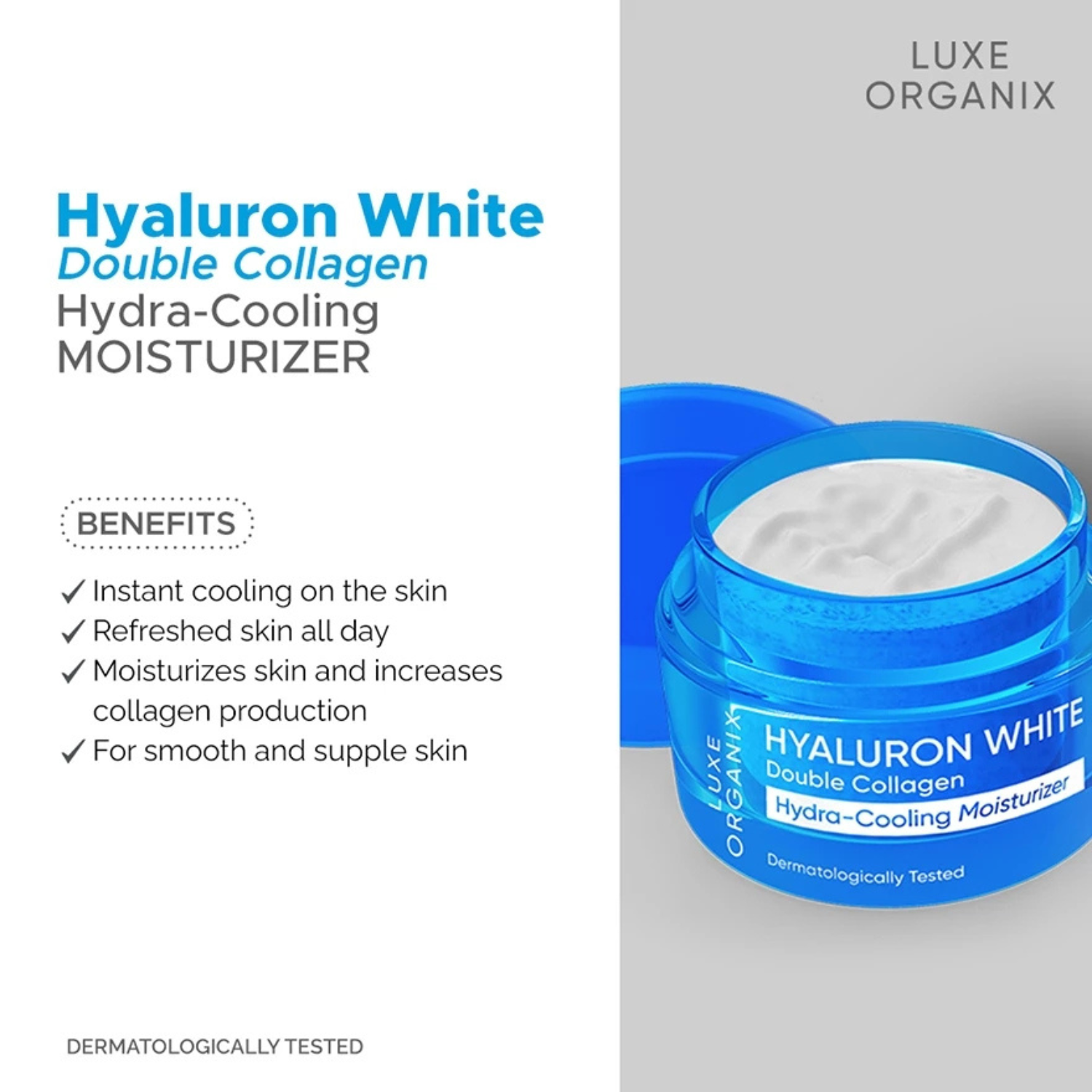 Hyaluron White Double Collagen Hydra-Cooling Moisturizer 50g