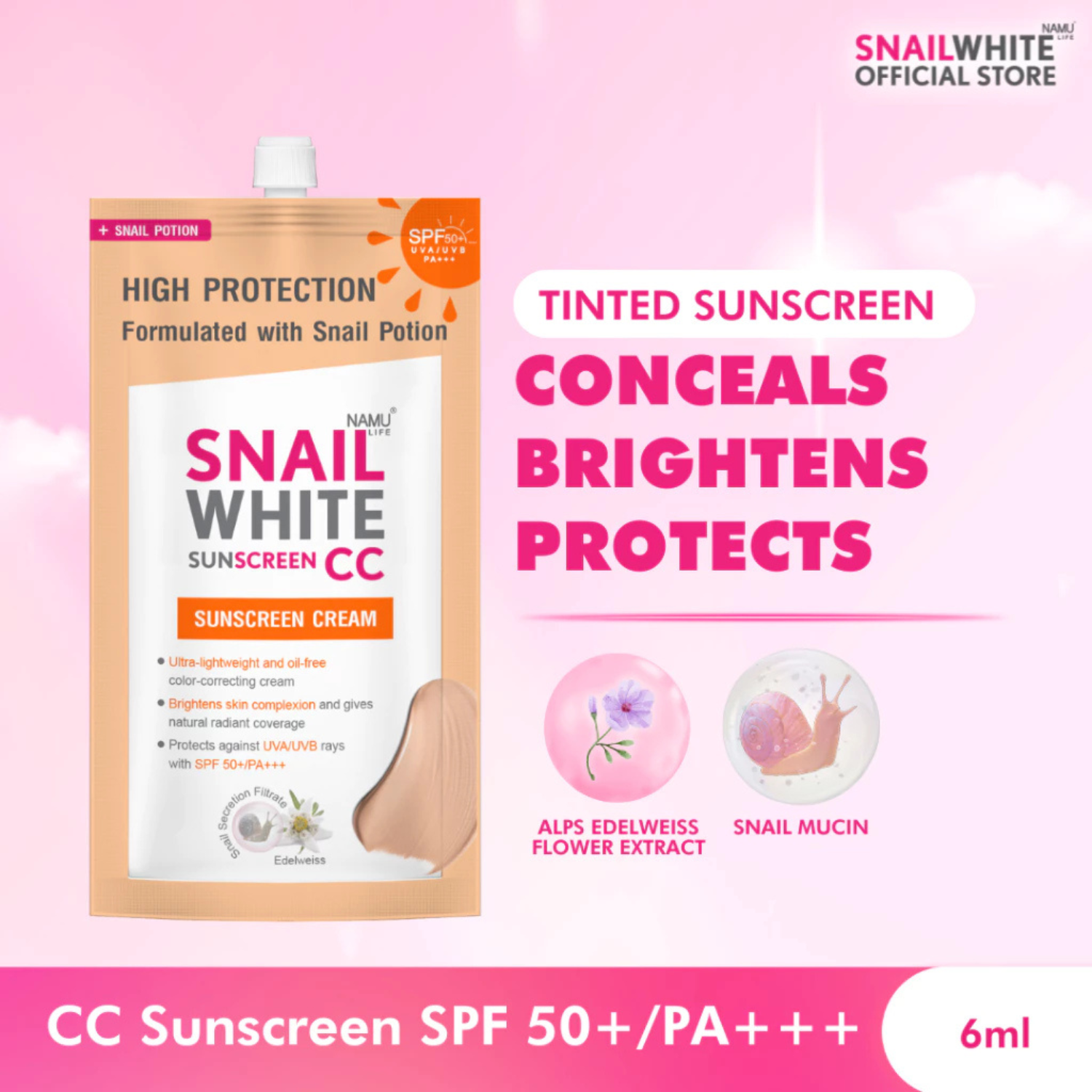 CC Sunscreen SPF 50+/PA+++ 6ml