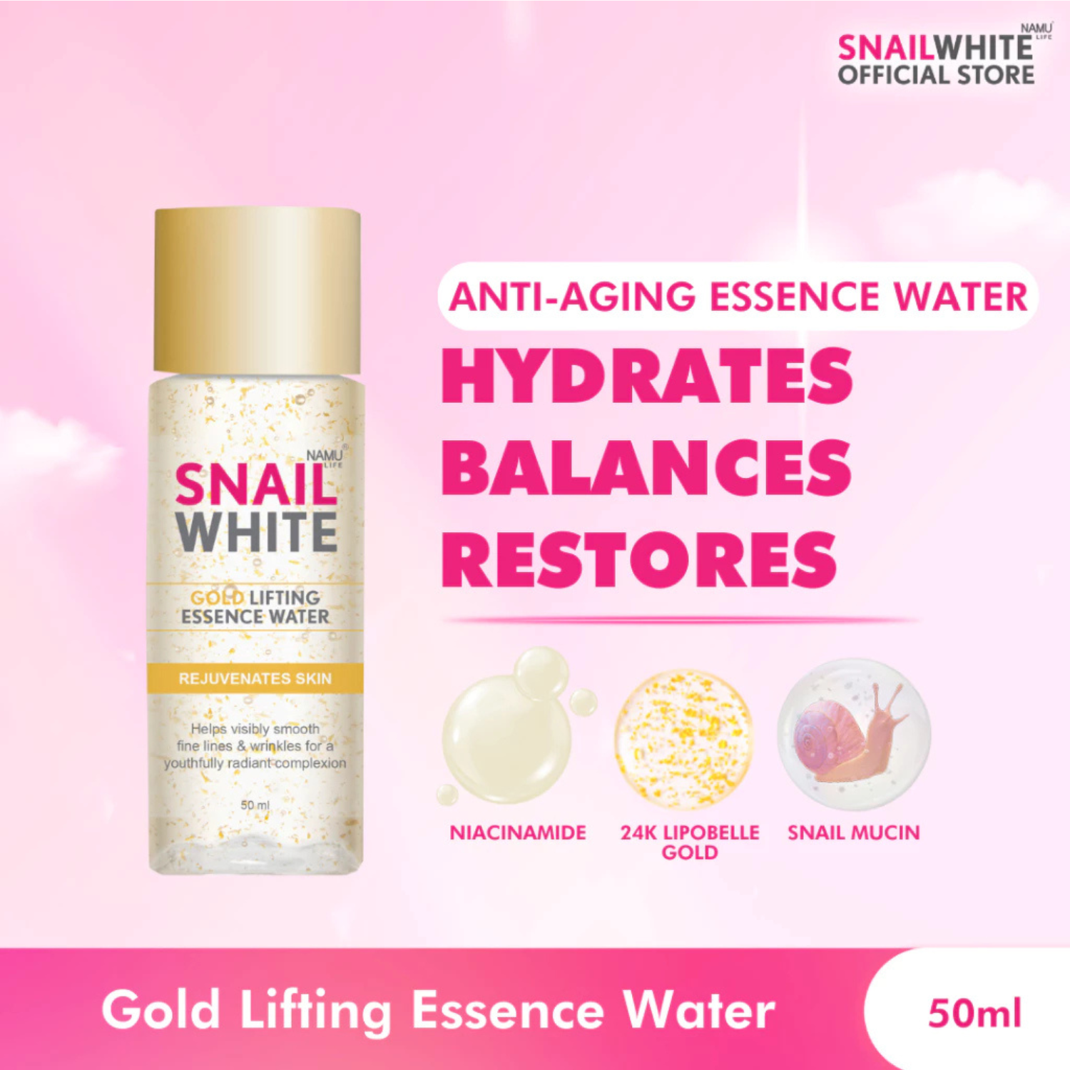 Gold Lifting Essence Water 50ml