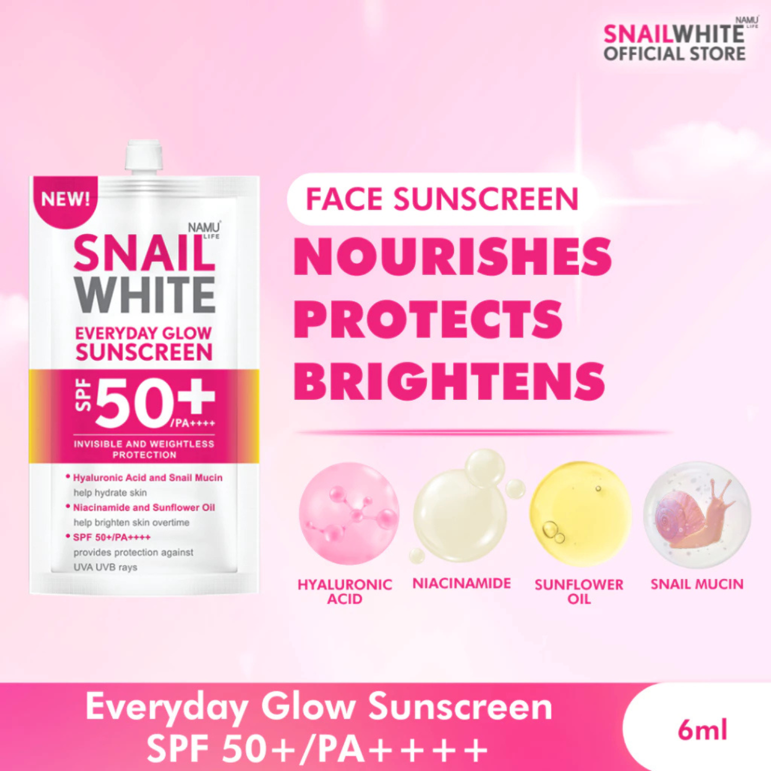 Everyday Glow Sunscreen SPF50+/PA++++ 6ml