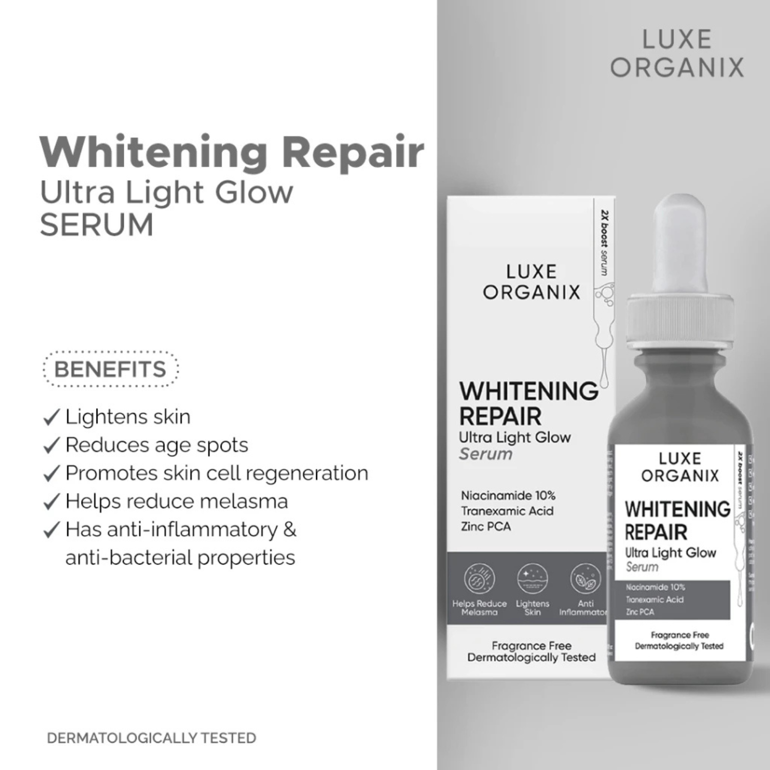 Whitening Repair Serum Niacinamide 10% 30ml