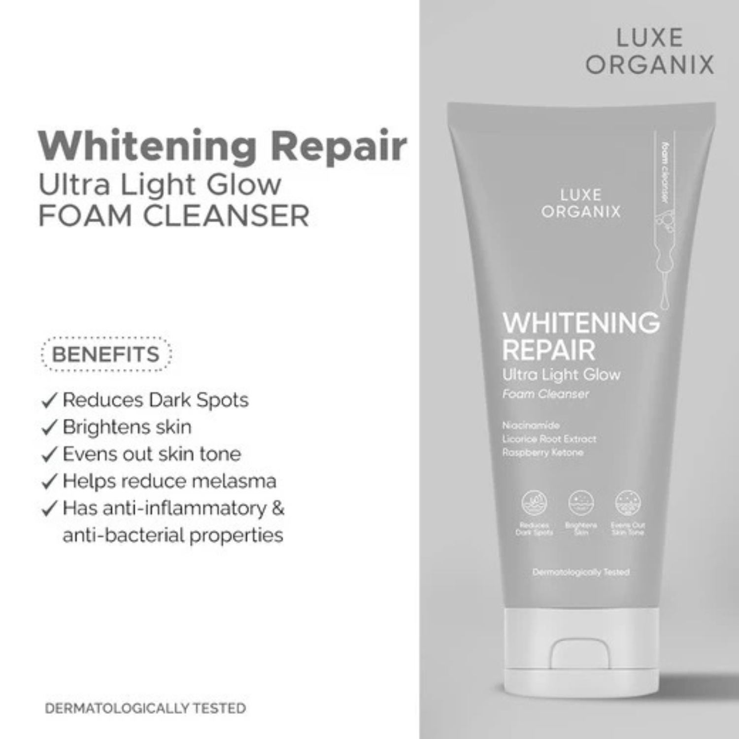 Whitening Repair Ultra Light Glow Foam Cleanser 150g